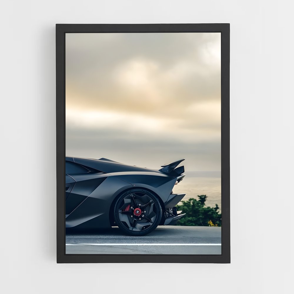 Poster Lamborghini Vision (vue 2)